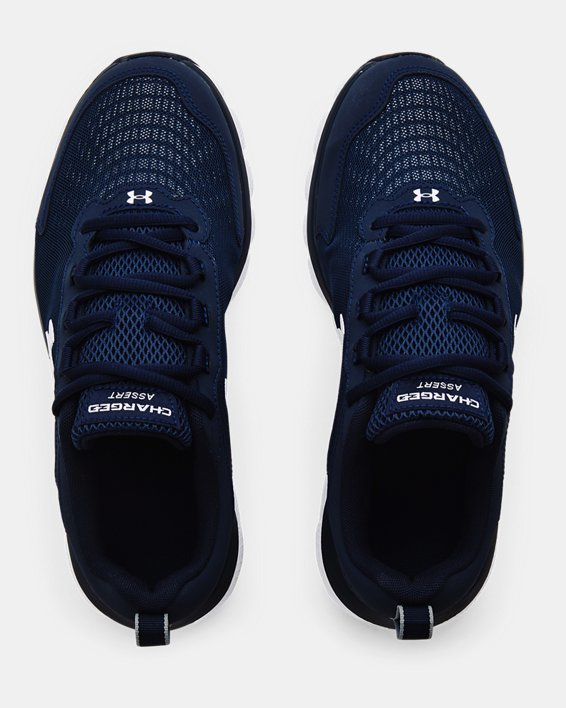Men's UA Charged Assert 9 Wide 4E Running Shoes, Blue, pdpMainDesktop image number 2